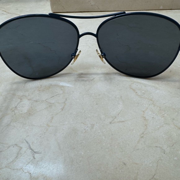 Tory Burch Blue frames and lenses Aviator Sunglasses - Picture 6 of 7